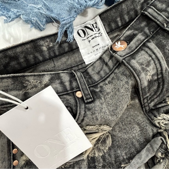 Jean denim shorts lot of 6 pairs- one teaspoon, Abercrombie - Picture 3 of 7